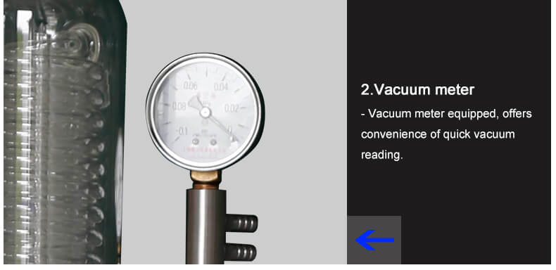 vacuum meter of rotary evaporator