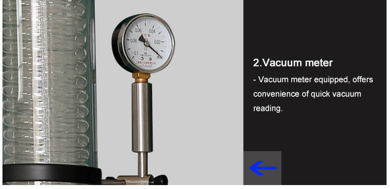 rotary evaporator vacuum meter