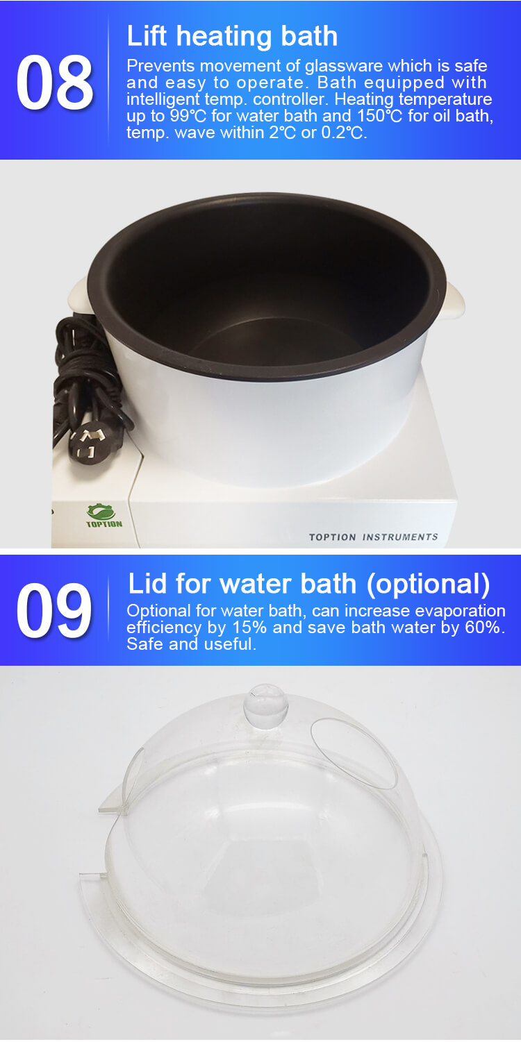 rotary evaporator water bath