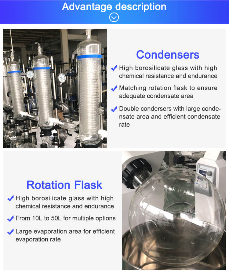 rotary evaporator glass