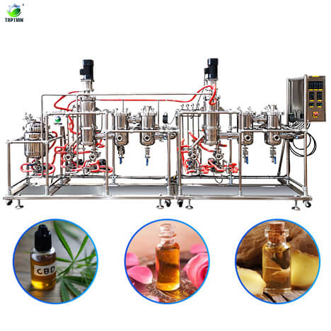 two stages molecular distillation equipment