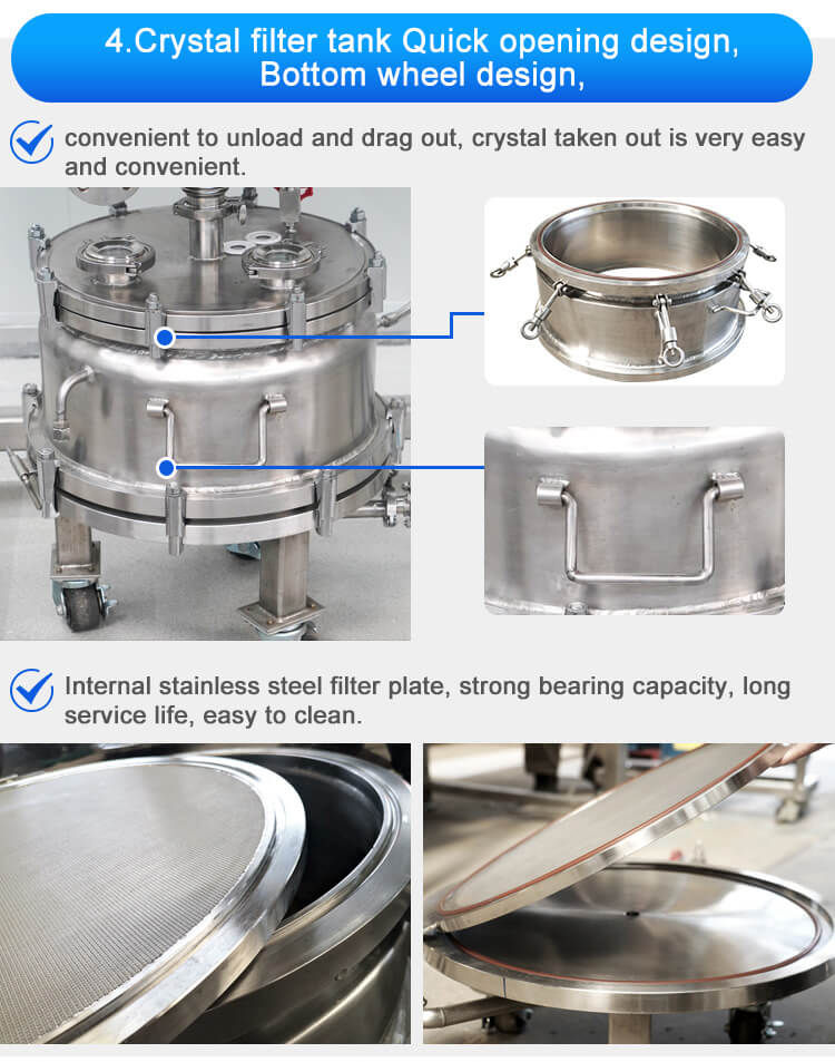 stainless steel reactor filter