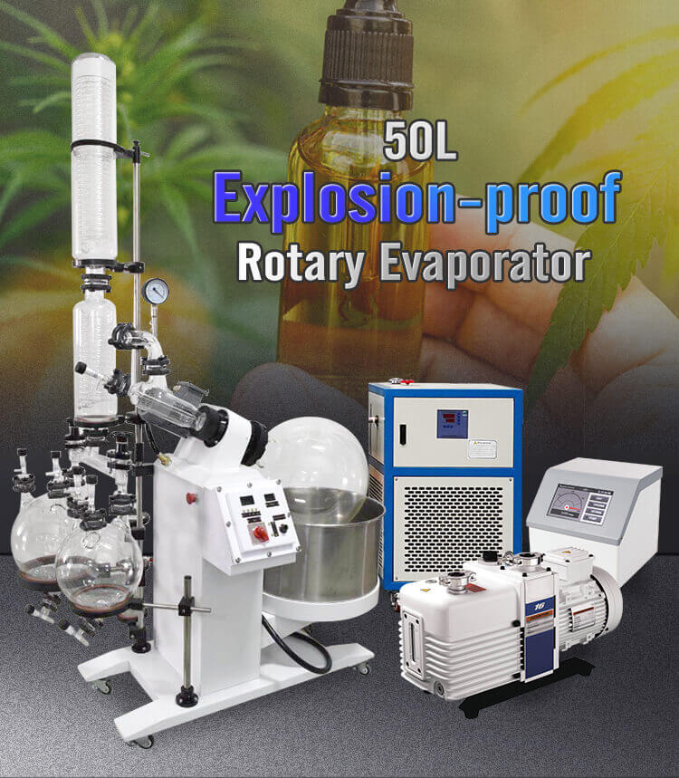 rotary evaporator 50l complete set