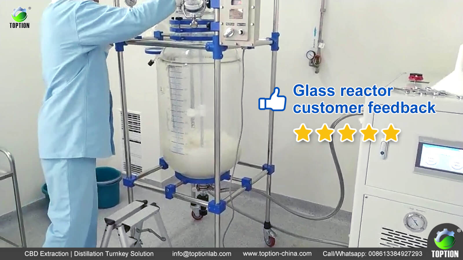 glass reactor customer feedback