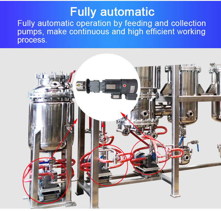 fully automatic large molecular distillation equipment